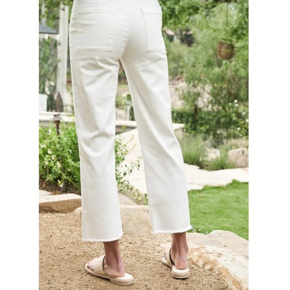 Frank & Eileen White Cropped Pants - Picture 13 of 14